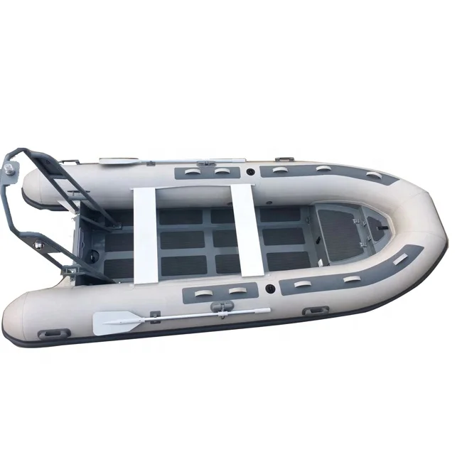 RHIB390 Welded Aluminum Inflatable Fishing River Boat