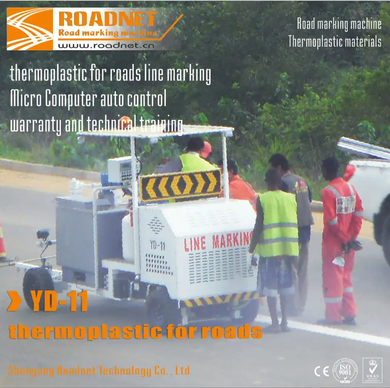 Automotive thermoplastic road marking machine