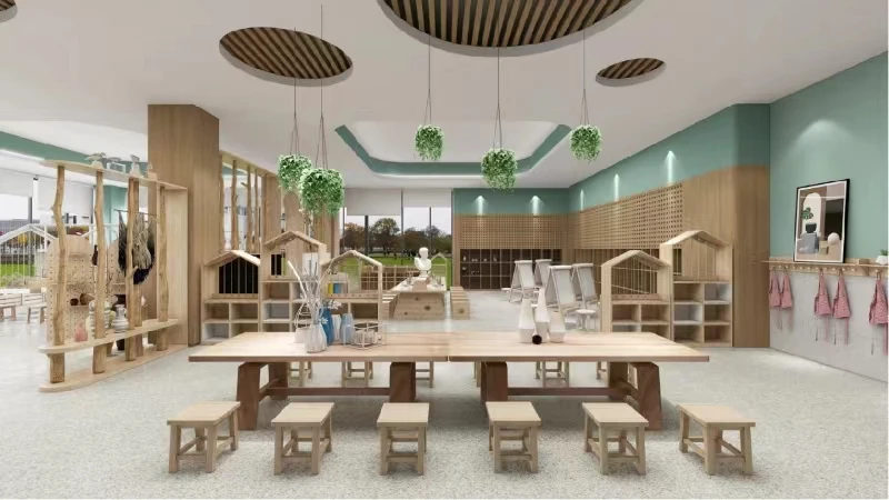 Kindergarten Furniture Scientific Play Toddlers Study Activity Desk Kids Drawing Table