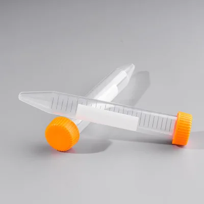 Laboratory Leak Proof Plastic Rna Dna Free Sterile Clear 15ml 50Ml Centrifuge Tubes With Screw Hat