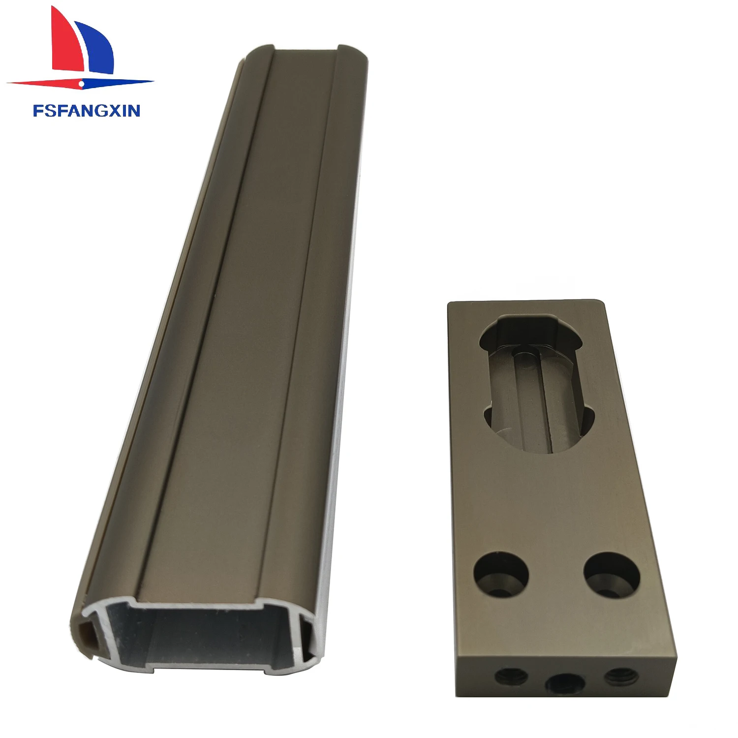 Factory Wholesale Aluminum Wardrobe Hardware Clothes Hanging Rail Wardrobe Tube Holder Closet Rod with LED