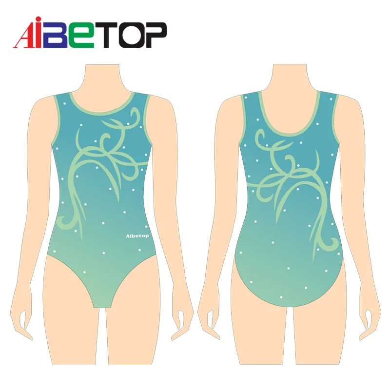 Leotard for adult  wholesale low moq gymnastics leotard rhythmic rhinestone leotard for gymnastic