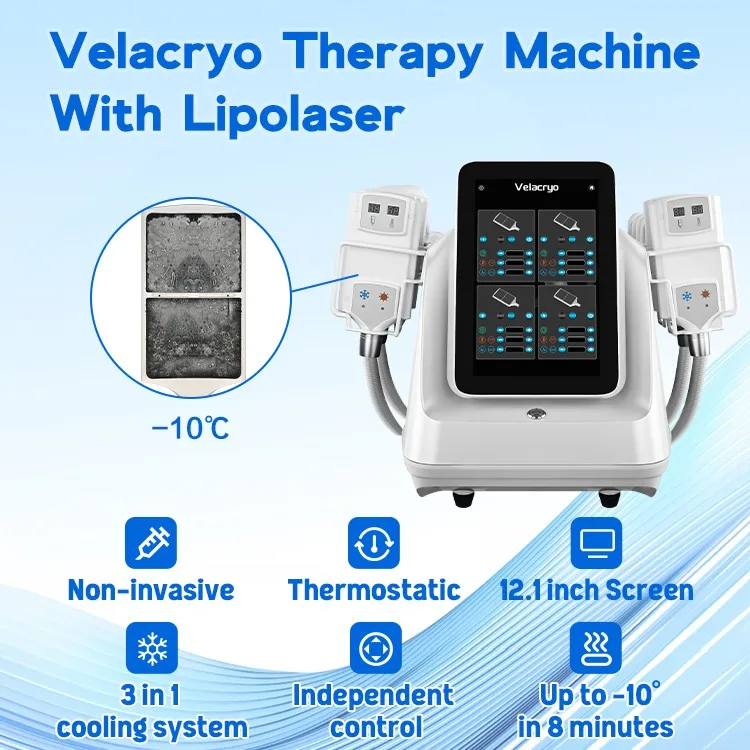 Portable body fat freezing machine cryolipolysis cryo therapy fat freezing cryolipolysis slimming machine