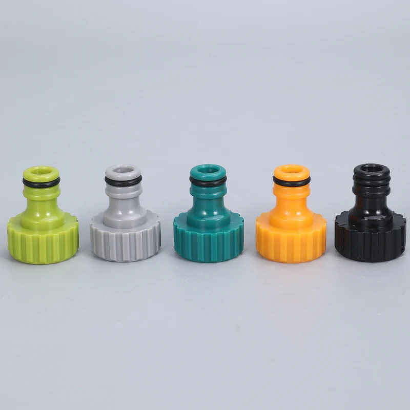 Various Colors Plastic Butt Garden Hose Connector Car Wash Gun Spout Adapter
