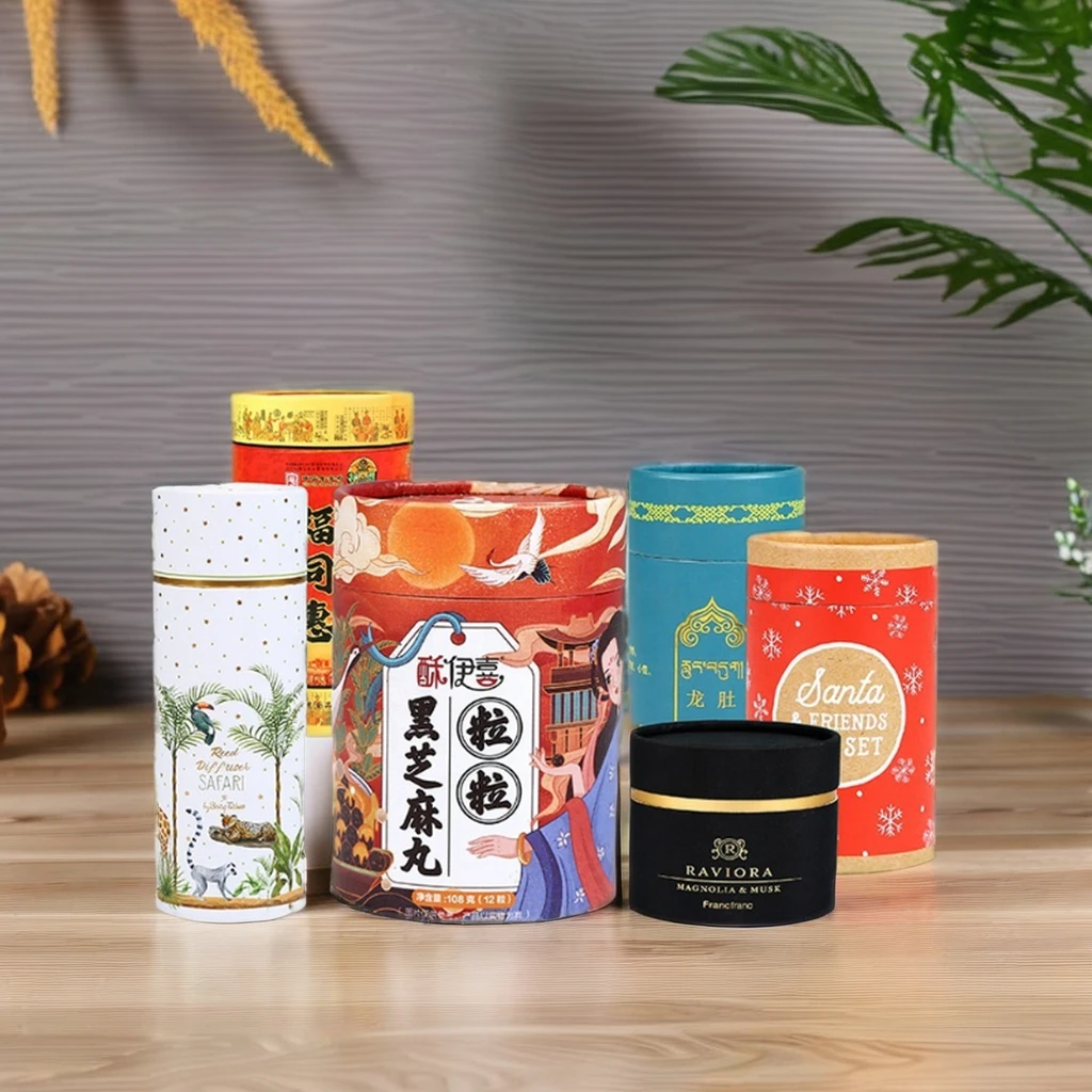 Recycled Lip Balm Empty Cosmetic Lipstick Paper Tube Push-Up Degradable Shipping Cardboard Container Paper Pack