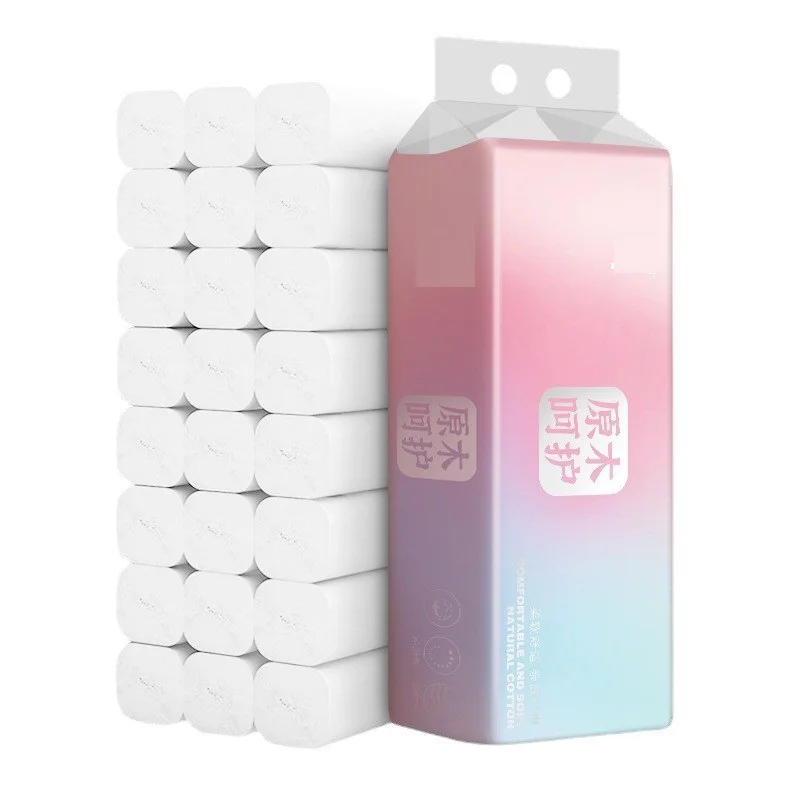 Hot Selling Bamboo Toilet Paper Rolls Cheap Household Cheap Cotton Pulp Toilet Tissue Paper