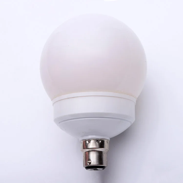 
G100 Globe 3w Led Bayonet Light Bulb B22 Indoor Bulbs 220v Plastic 220v-240v Outdoor Christmas Raw Material 6500k White -20 - 40 