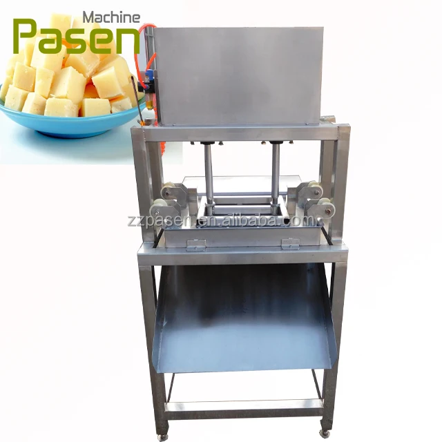 high quality bean jelly milk jelly cube cutter cheese butter block dicing machine milk curd Konjac tofu cutting machine