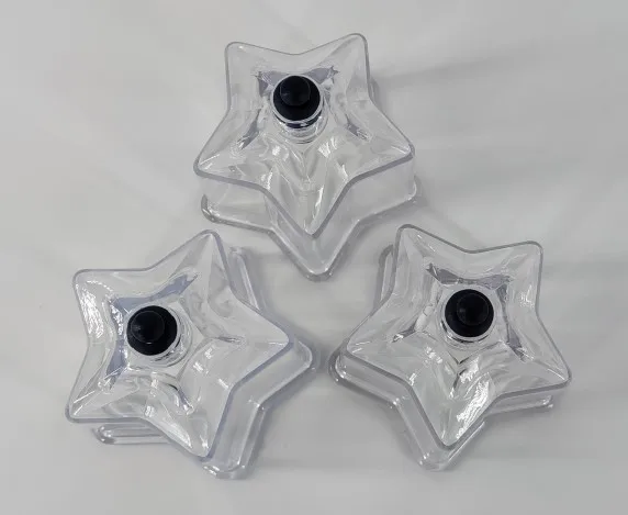 Special heart & star shape Massage therapy Device Acupuncture Suction Cups jar Vacuum Cupping