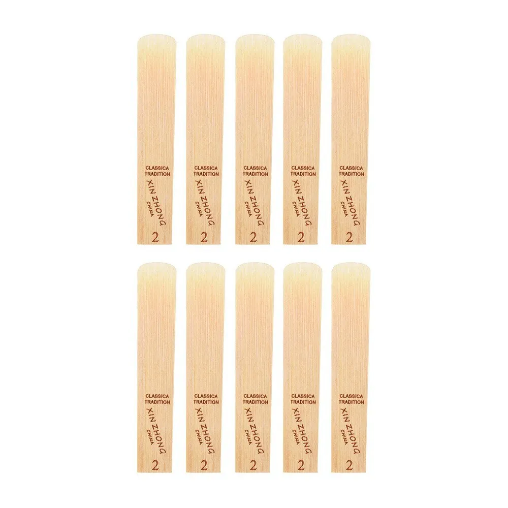 Normal Level G Clarinet Reeds Strength 2.5 for Beginners, 10pcs/ Box