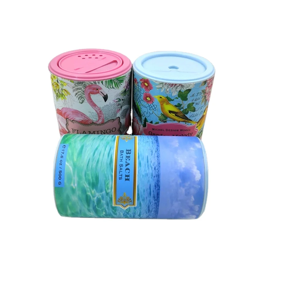
Spice Shaker Paper Tube Soft-Touch Tubes Small Tea Packs Customized Round Kraft Paper Tube Packaging 