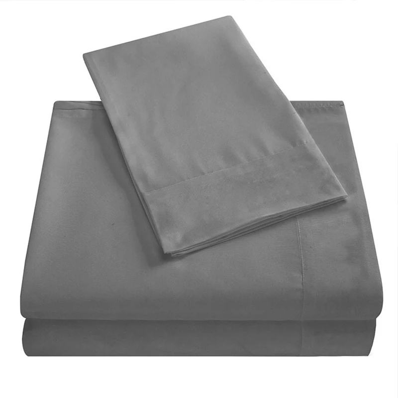 
Cotton Luxury Home Textile White Bedding Sets Bed Sheet Plain Quantity Cover Embroidery Adult Bedsheet 