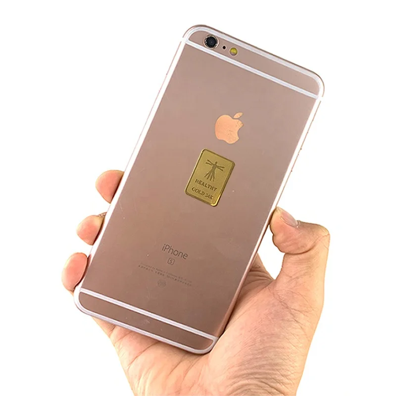 anti radiation sticker protection  Emf Protection Chip 24k Gold sticker instruction anti-radiation battery salvage sticker OEM
