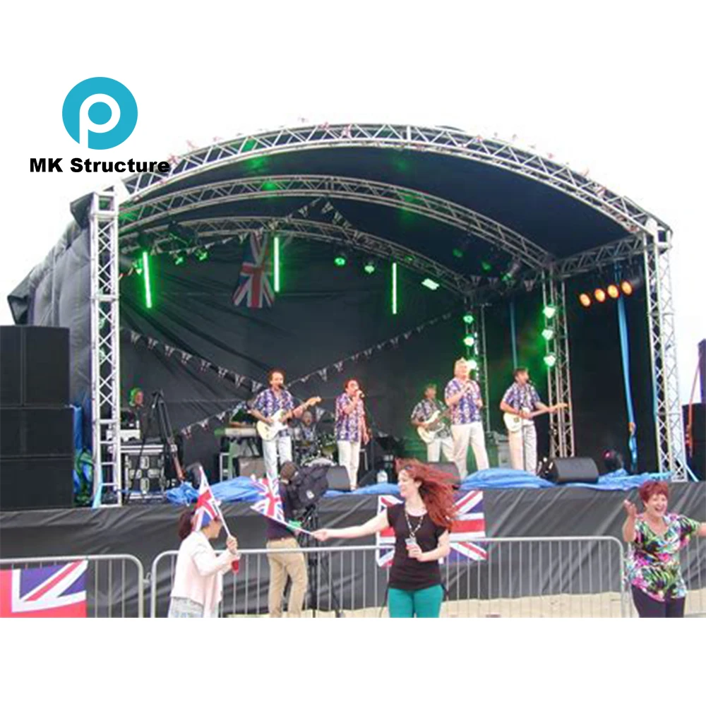 Black aluminum 5ft 6ft 8ft 9ft 10ft 12' LED Screen Display Audio DJ Concert Event Stage Lighting Square Box Screw Bolt Truss