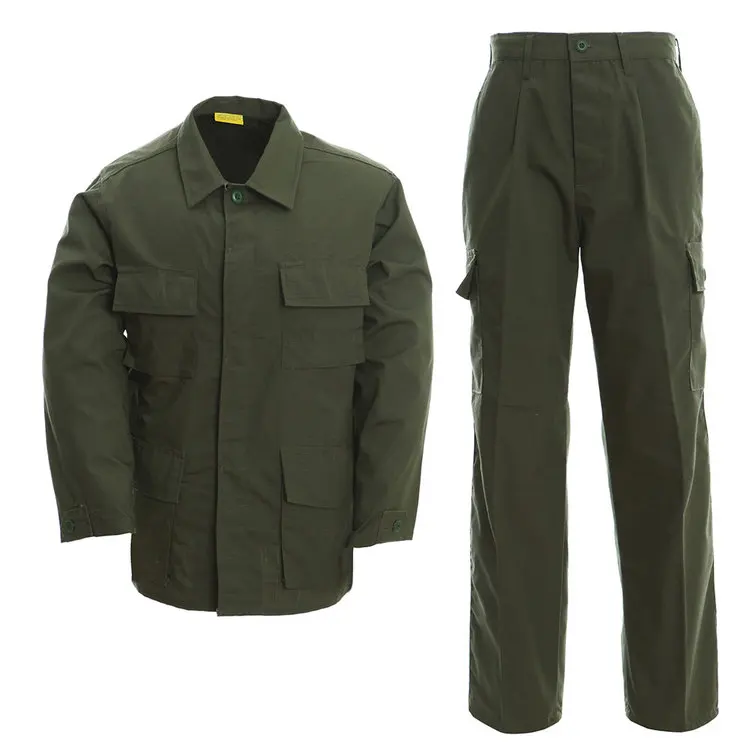 Olive Green Tactical Clothing Camouflage Suit