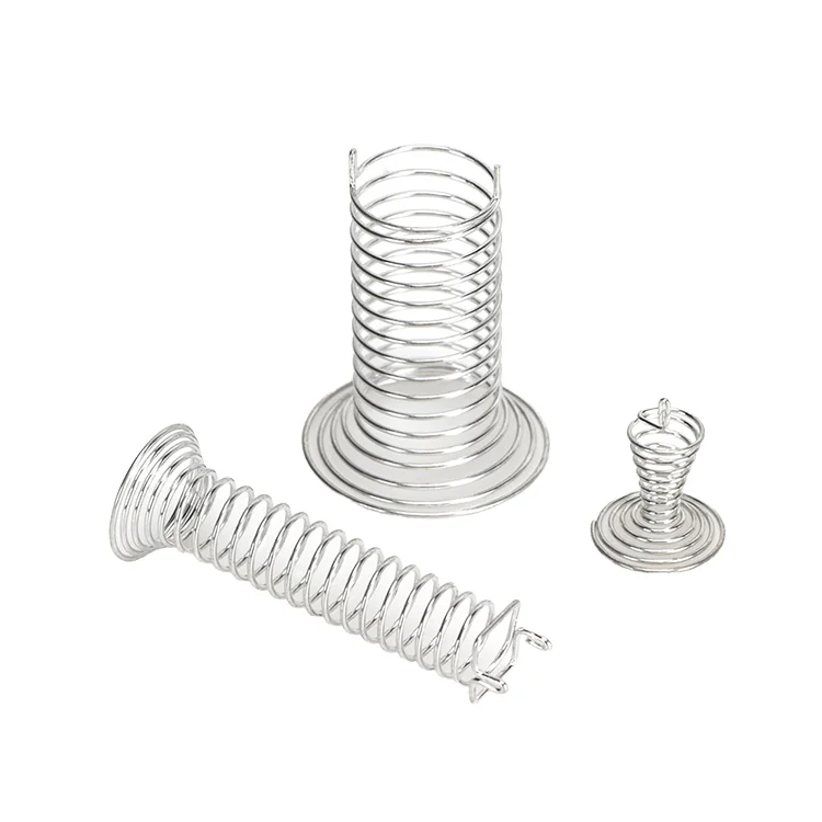 Wholesale High Quality Customized Touch Button Spring OEM Steel Wire Molding Spiral Coil Style Hardware for Auto Applications