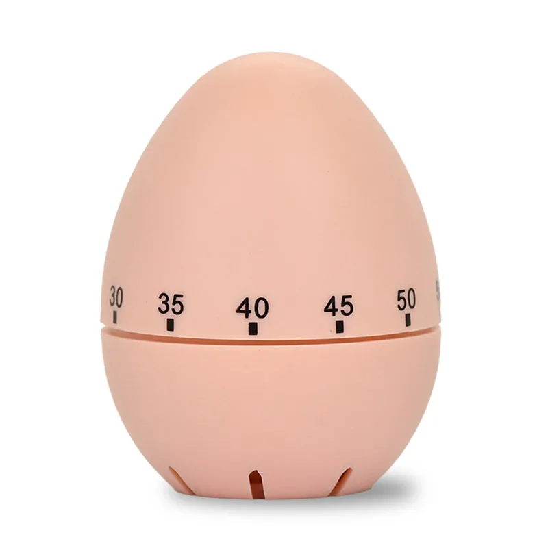 Wholesale Household Cute Egg Shape Kitchen Cooking Oven Timer 60 Minute Mechanical Egg Timer