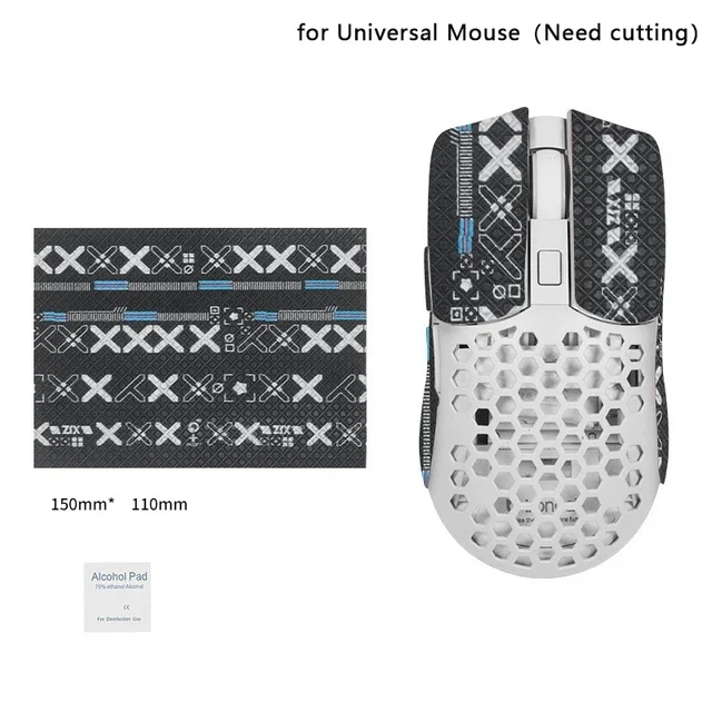 Custom Gaming Mouse Grips Ultra Thin Textured Pattern Mouse Grip Tape Diy Universal Griptape Anti-Slip Slide Grip Stickers