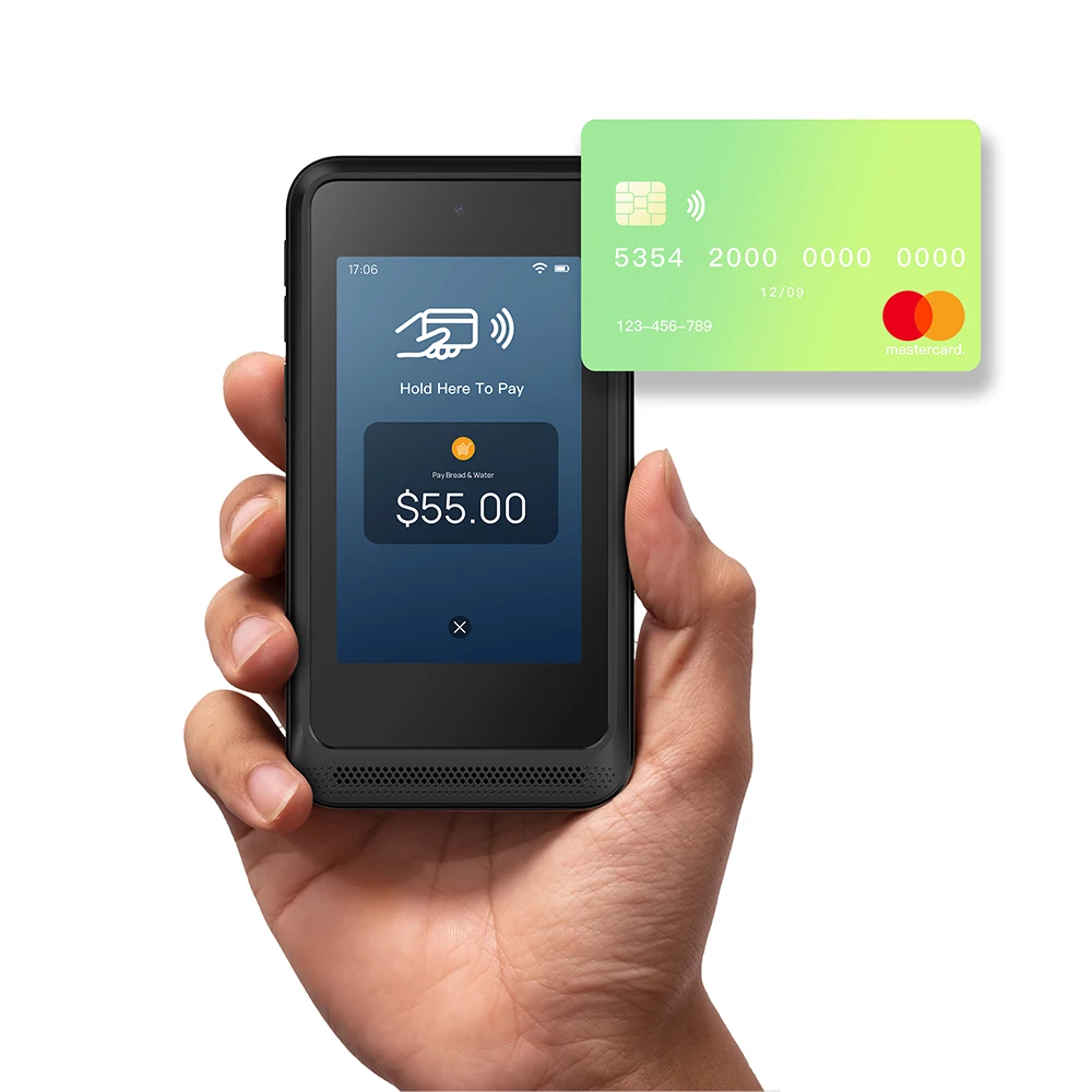 ODM 4inch T310 T606 handheld smartphone Android front NFC tablet pos payment terminal softpos reader