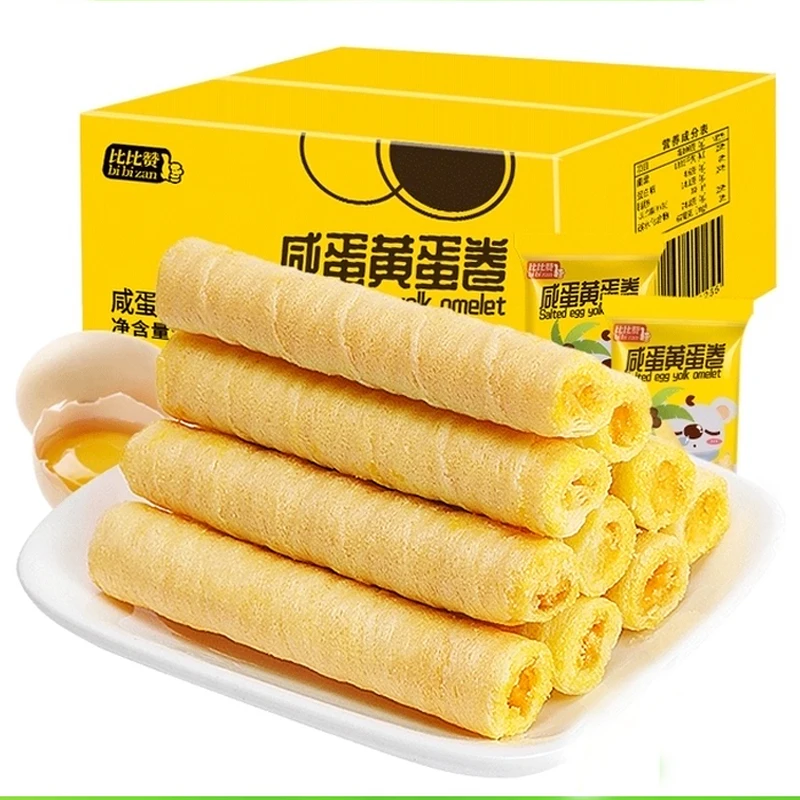 Crispy and delicious egg roll Salted egg yolk pastry snack snack 380g