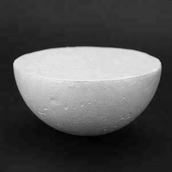 All size Solid half ball christmas crafts styrofoam Polystyrene balls for decoration