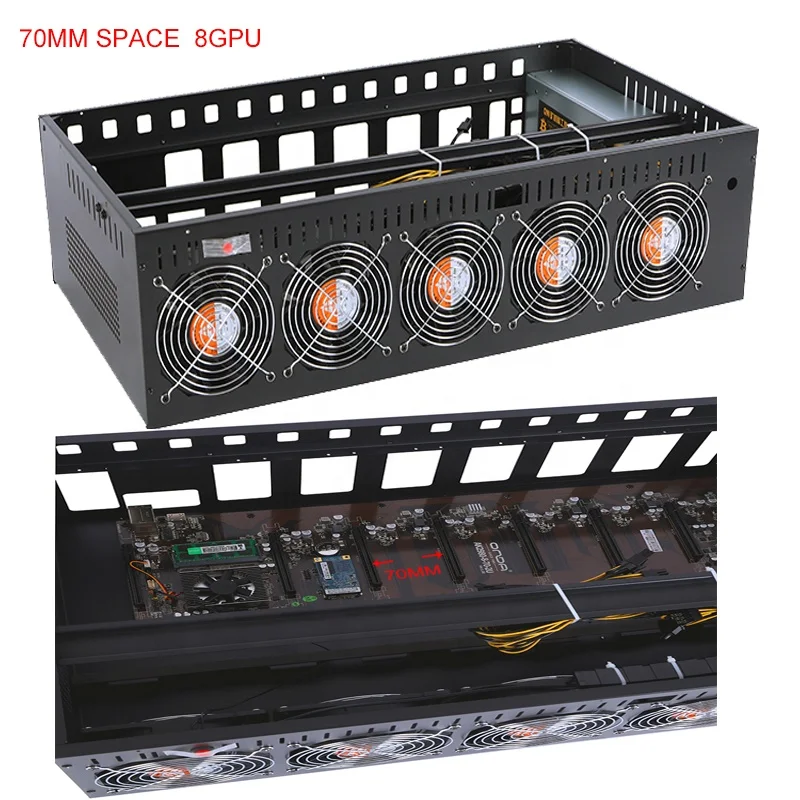 Top Fashion Server Case 8 Gpu Rtx 3090  3080 Power Supply Portable Onda Motherboard3080 Case3300w Psu case