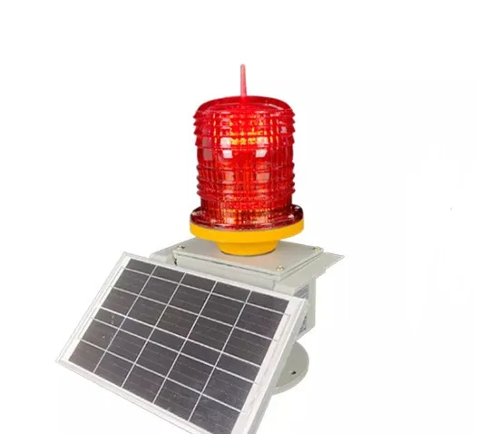 Wonderful Wireless Solar Charging Aluminum Solar Powered LED Marine Navigation Aviation Obstacle Warning Light