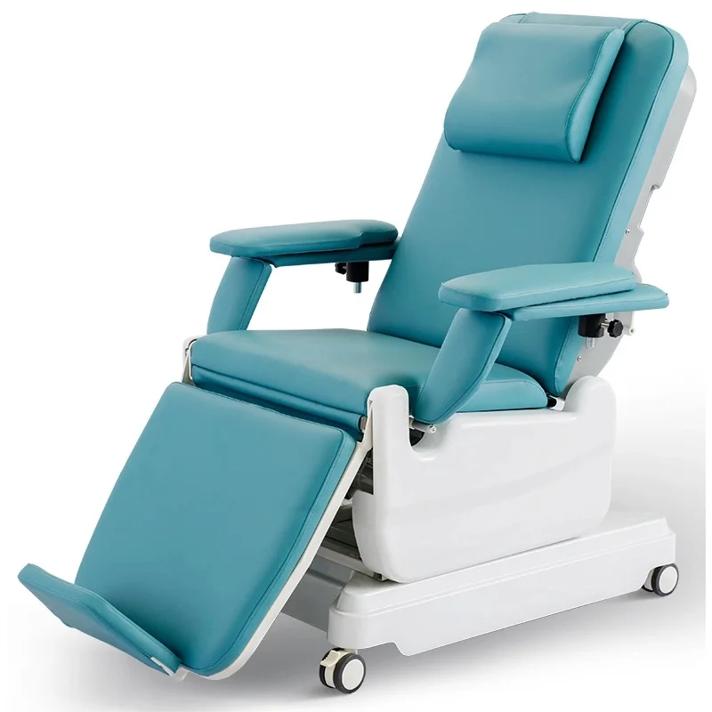 Medical Hospital Infusion Phlebotomy Mobile Manual Donor Sampling Chemotherapy Blood Donation Collection Dialysis Chair