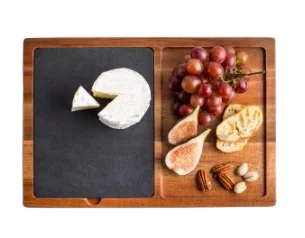 Factory Direct Sales Slate Wooden& Bamboo Cutting board Luxury Cheese Board Set For Kitchen