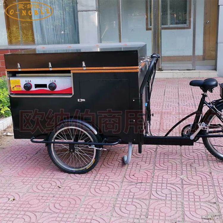 China wholesale Hot Dog bike food trolley Mobile Vending