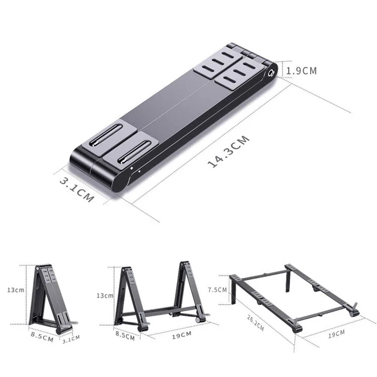 hot selling multi-fold compact mobile phone tablet laptop stand universal multi-function laptop support