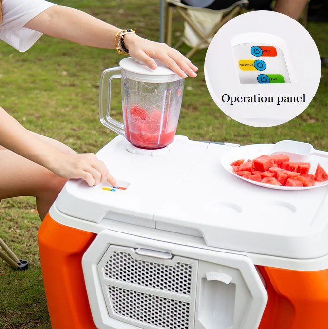 Eaynon Fish Cooler Cold Box Large Igloo Coolers Portable Outdoor Picnic 52L Coolerbox