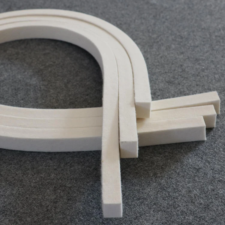
Customized sealed wool felt Industrial 100%wool felt strip 