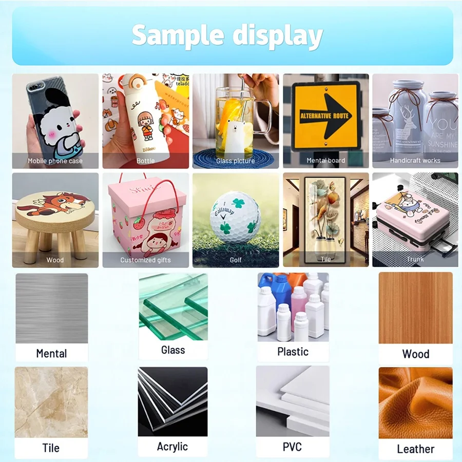 Fully automatic 3d  laser portable photo printer a3 uv flatbed 3360 3050 size double head high speed UV printer From China