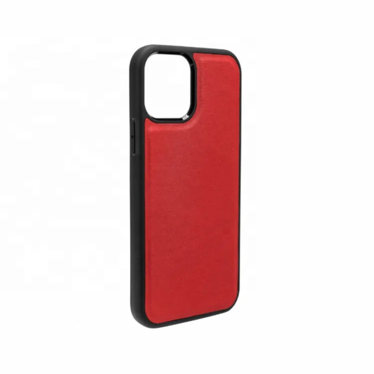 For iphone 14 pro max case, Custom Logo 3D Faux Leather Smooth Mobile Cover Shockproof PU Phone Case for iPhone 13 Pro/