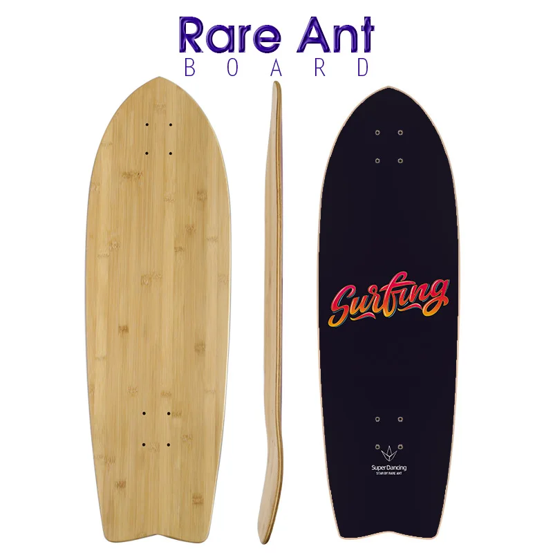 
wholesale uncut custom blank skateboard longboard deck for vierge bamboo deck skateboard 