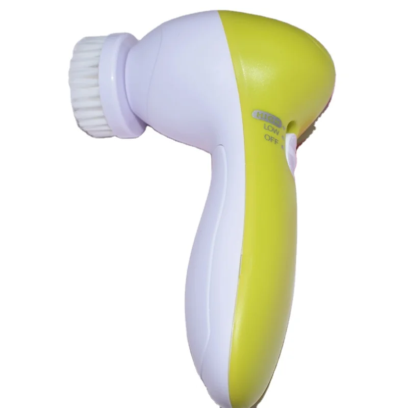 5 in 1 Sonic Face Cleansing Brush with Waterproof Facial Cleansing Spin Brush Sets