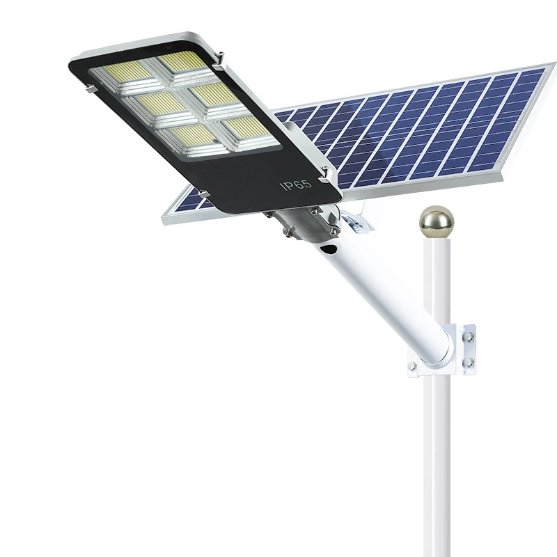 Low Price IP65 Aluminum Solar LED Street Light 50w 100w 150w 200w With Remote Control Lithium