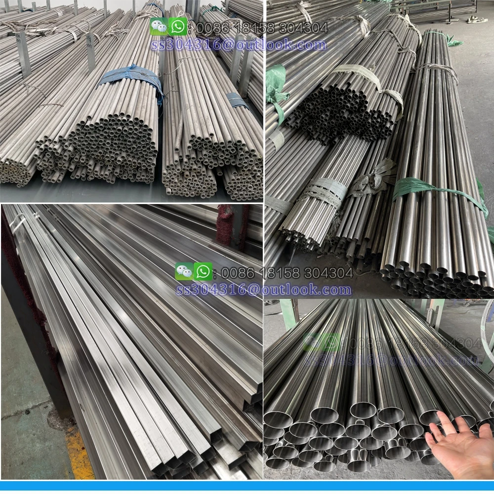 Hot Sale 201 304 304L 316 316L 310s 430 436 439 904L 2205 2507 Stainless Steel Pipe Tube Price