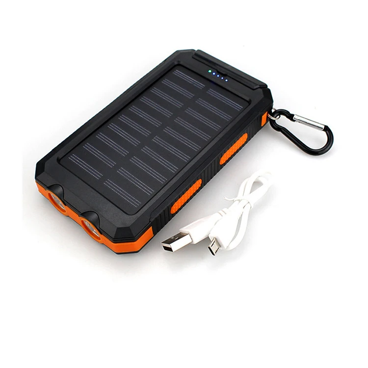 Dual Usb Portable Waterproof Solar Charger 20000Mah Solar Power Banks