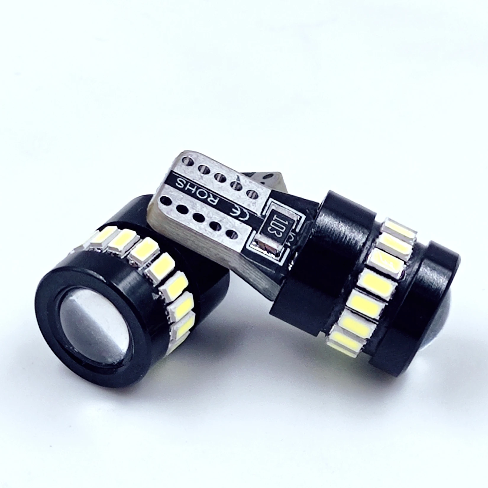 Canbus T10 194 W5W Светодиодная лампа 18SMD 3014 автомобильное Внутреннее освещение 168 автомобильное светодиодное освещение лампа белый красный желтый синий светодиодный Внутреннее освещение