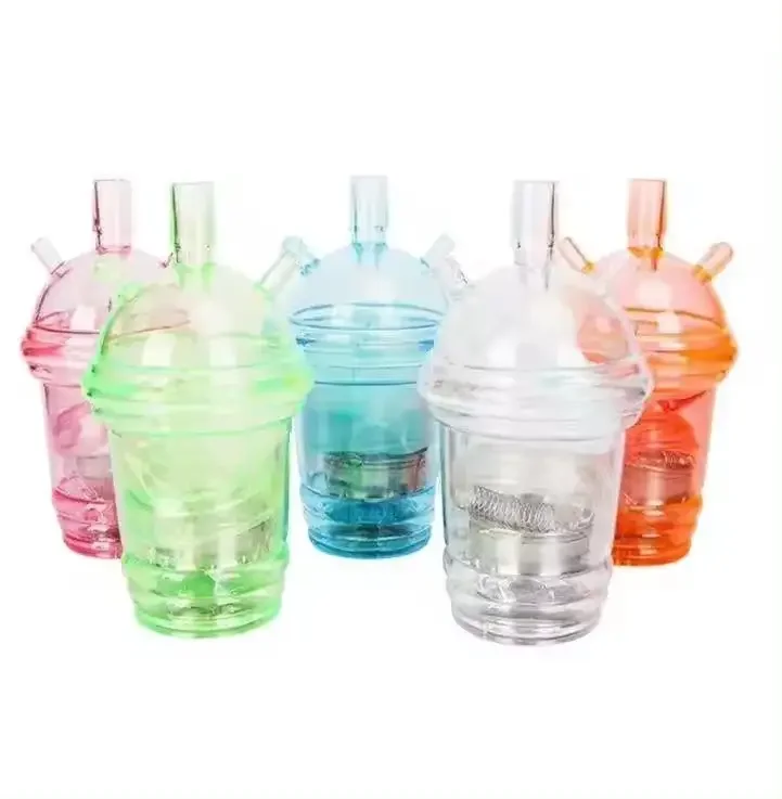 Wholesale Small Shisha Mini Hookah LED Hookah Travel Car Shisha Portable Hookah Cup with LED Lighter