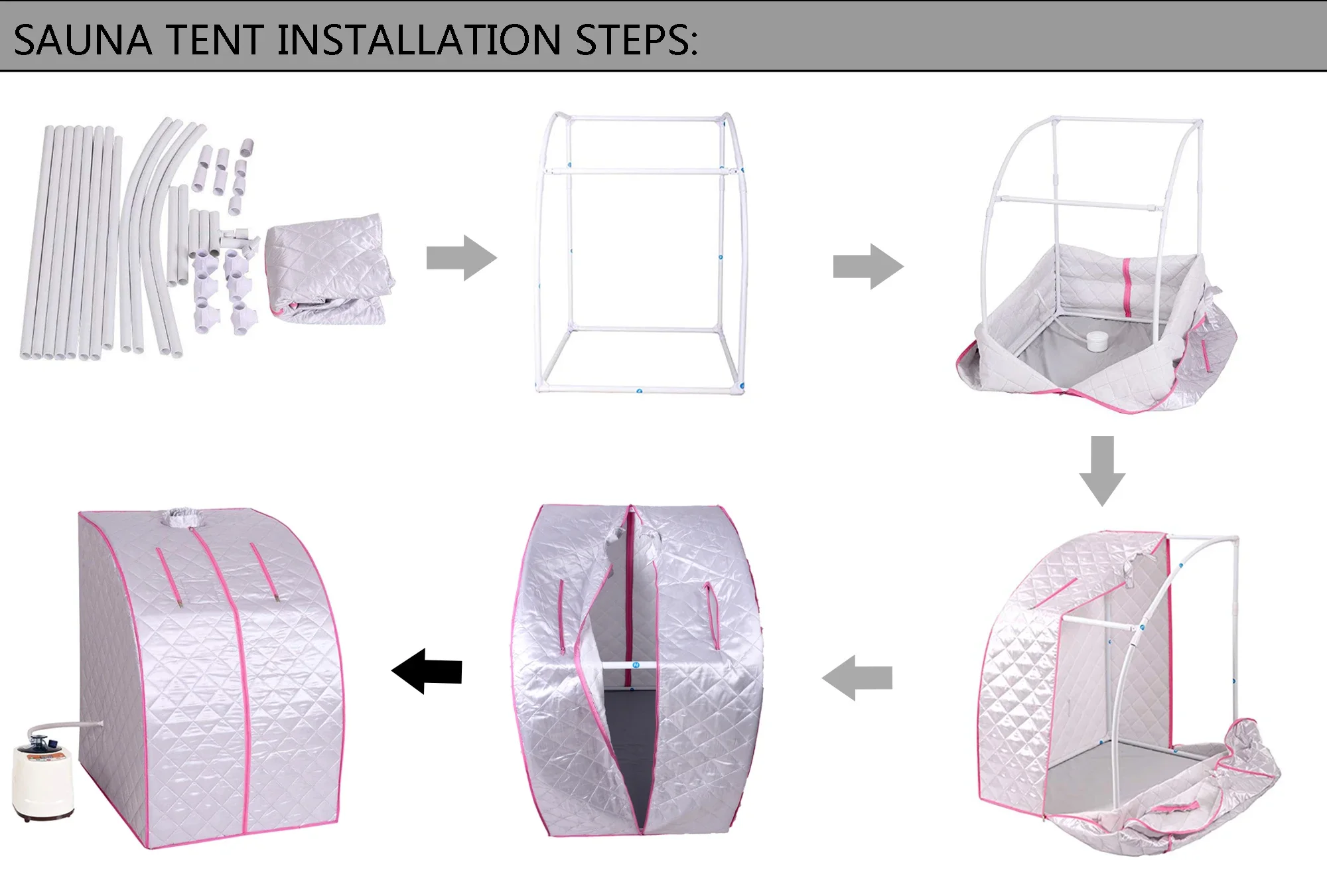 MRX profession wholesale portable sauna and tent connector competitive price home outdoor portable tent sauna for slimming spa