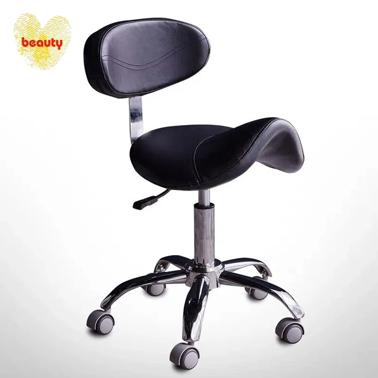 Saddle Stool Rolling Chair for Medical Massage Salon Spa Adjustable Hydraulic Stool with Wheels master chair