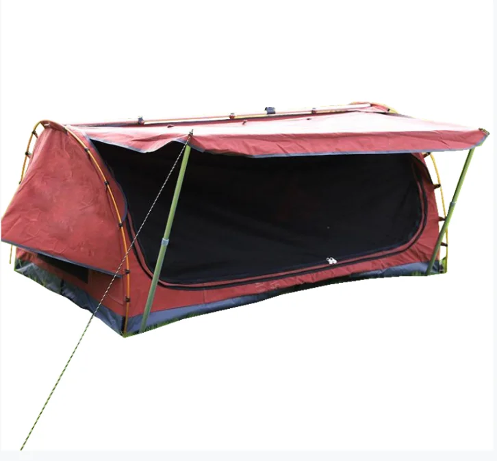 new camping pvc tent easy to use outdoor tent swag double sleeping bag