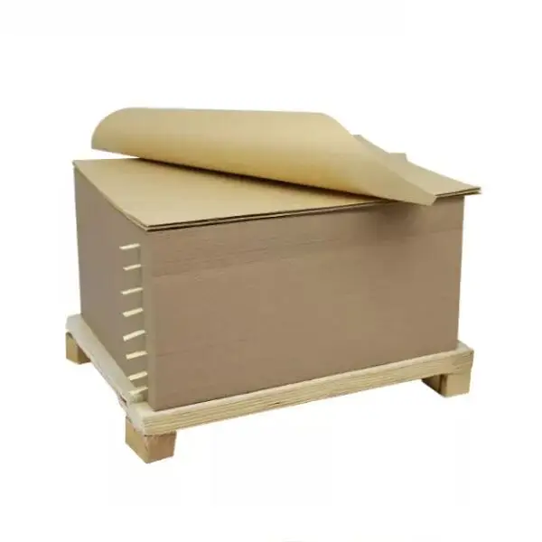 JINTU Corrugating Outer Liner Test Liner Board Paper Sheet brown Kraft paper sheet