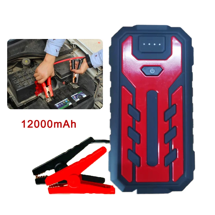 Многофункциональный аварийный аккумулятор LED CarJumper Starter 12 В 12000 мАч внешний для
