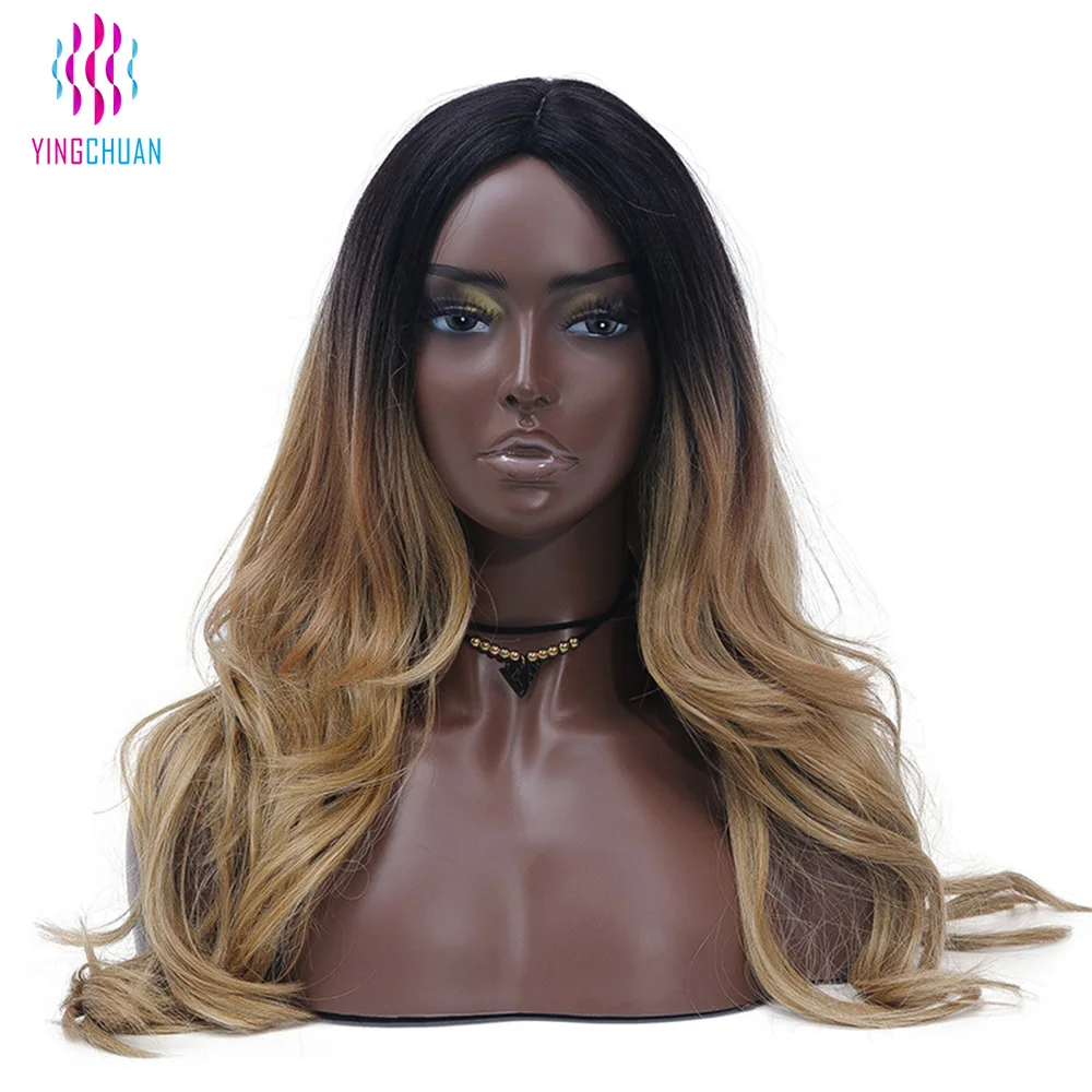 Makeup Mode Black Mannequin Head Realistic Female Mannequin Head With Shoulders For Wigs