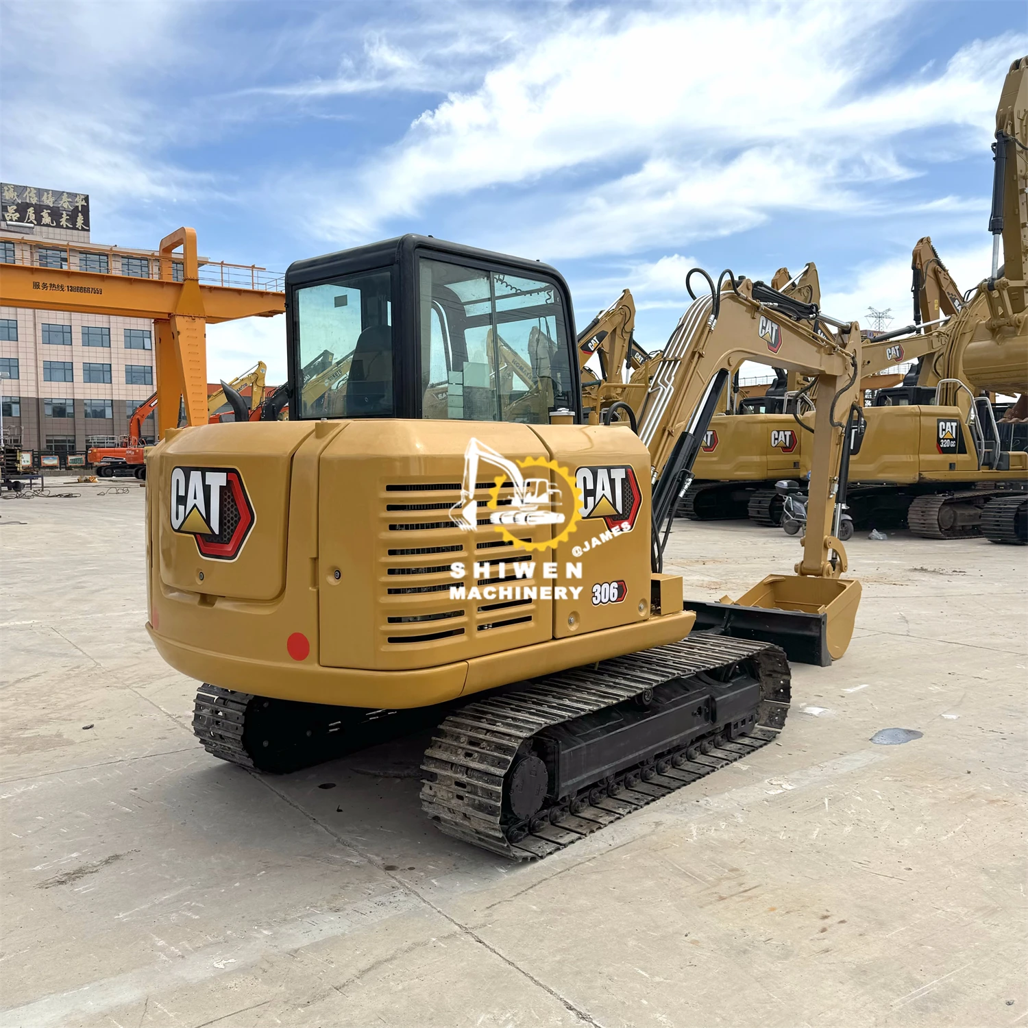 Caterpillar CAT306 Подержанный мини-экскаватор с меньшим рабочим временем по низкой цене кошка 306 307 308 кошки также хороши для продажи в наличии