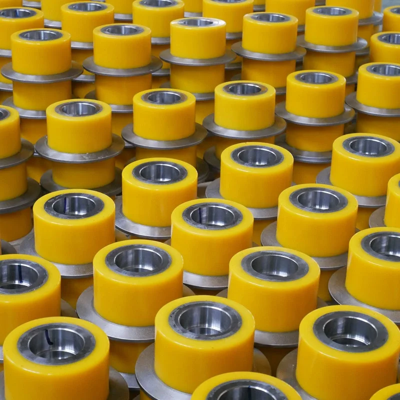 Flanged Polyurethane Rail Wheels For Electric Automobile Assembly Line